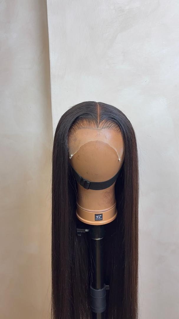 Virgin Super Double Drawn Straigh Human Hair Wig – 5x5 Closure
